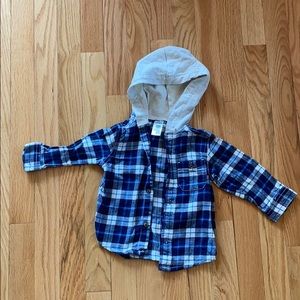 Plaid Hooded Flannel